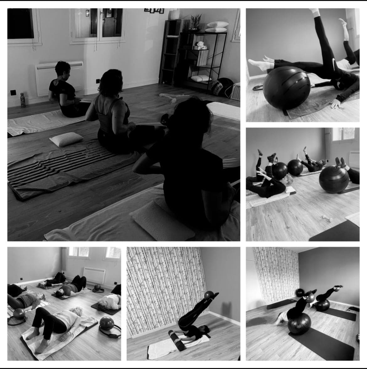 Séance de Pilates en petit groupe au Studio03Wellness